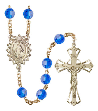 Gold-Plated 8mm Miraculous Rosary