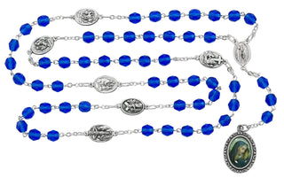 7MM Blue Seven Sorrows Chaplet