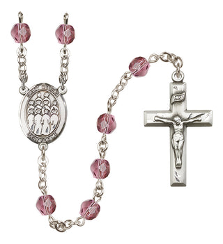 Silver-Plated 6mm Saint Cecilia / Choir Rosary