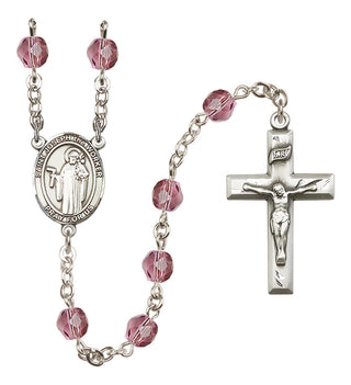 Silver-Plated 6mm Saint Joseph the Worker Rosary | Engravable
