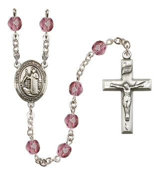 Silver-Plated 6mm Saint Raymond of Penafort  Engraved Catholic Rosaries