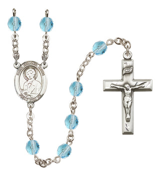 Silver-Plated 6mm Saint Dominic Savio  Engraved Catholic Rosaries