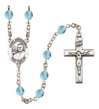 Silver-Plated 6mm Saint John Paul II Rosary