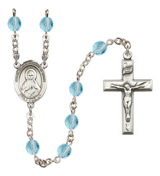 Silver-Plated 6mm Immaculate Heart of Mary  Engraved Catholic Rosaries