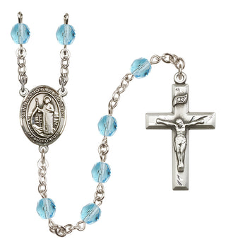 Silver-Plated 6mm Saint Raymond of Penafort  Engraved Catholic Rosaries