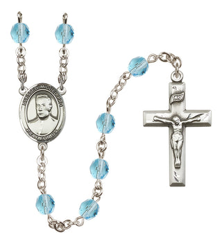 Silver-Plated 6mm Blessed Miguel Pro  Engraved Catholic Rosaries