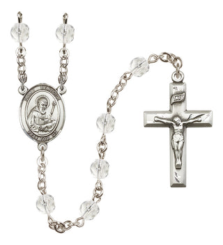 Silver-Plated 6mm Saint Benedict Rosary