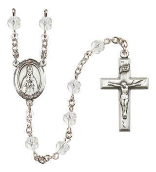 Silver-Plated 6mm Saint Blaise  Engraved Catholic Rosaries