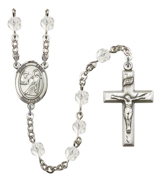 Saint Luke the Apostle Rosary with Crystal Beads