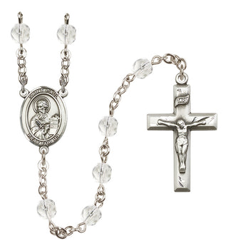 Silver-Plated 6mm Saint Paul the Apostle  Engraved Catholic Rosaries