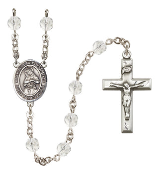 Silver-Plated 6mm Virgen de la Divina Providencia  Engraved Catholic Rosaries