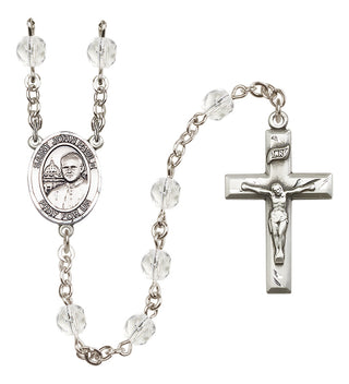 Silver-Plated 6mm Saint John Paul II Rosary