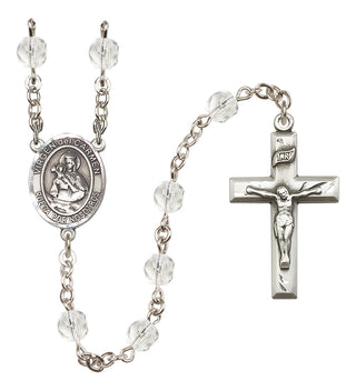Silver-Plated 6mm Virgen del Carmen Rosary