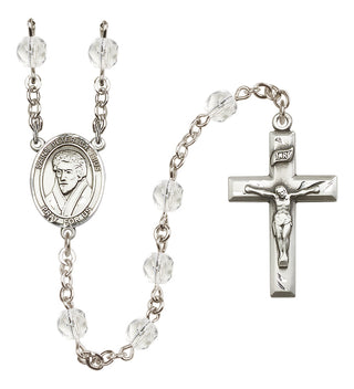 Silver-Plated 6mm Saint Peter Canisius  Engraved Catholic Rosaries