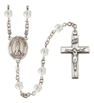 Silver-Plated 6mm Our Lady of Kibeho  Engraved Catholic Rosaries