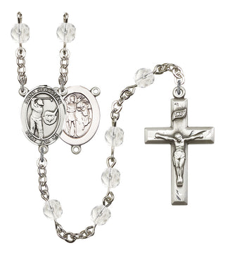 Saint Sebastian and Golf Rosary with Crystal Beads