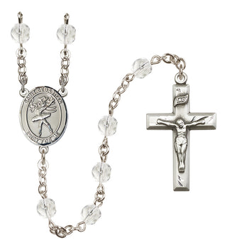 Silver-Plated 6mm Saint Sebastian / Dance Rosary