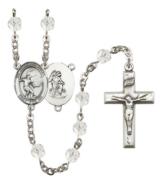 Guardian Angel and Soccer Rosary with Crystal Beads