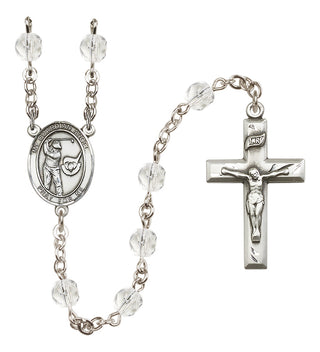 Silver-Plated 6mm Guardian Angel/Golf Rosary