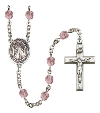 Divina Misericordia Rosary with Light Amethyst Beads