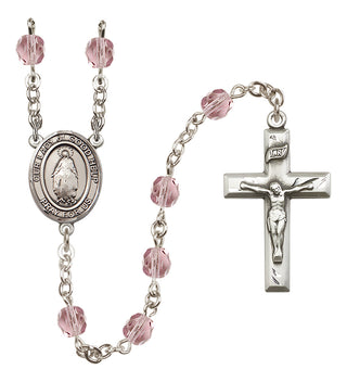 Silver-Plated 6mm Our Lady of Good Help  Engraved Catholic Rosaries