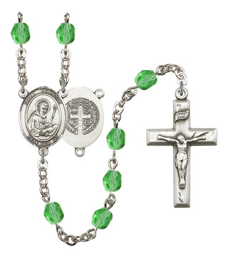 Saint Benedict Rosary with Peridot Beads