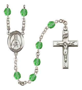 Silver-Plated 6mm Saint Blaise  Engraved Catholic Rosaries