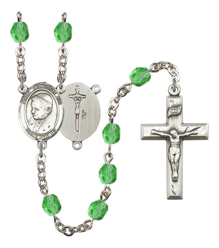 Pope Emeritace Benedict XVI Rosary with Peridot Beads