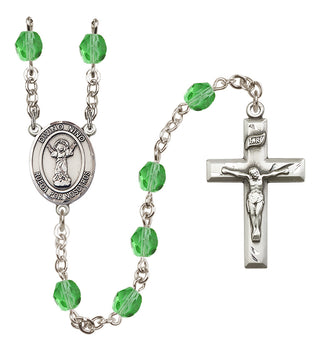 Silver-Plated 6mm Divino Nino  Engraved Catholic Rosaries
