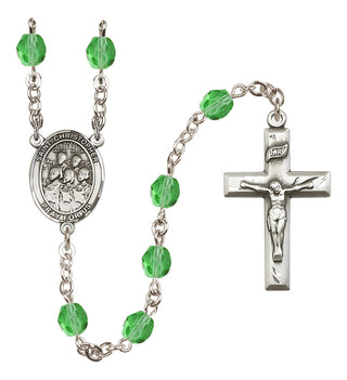 Silver-Plated 6mm Saint Christopher / Choir Rosary