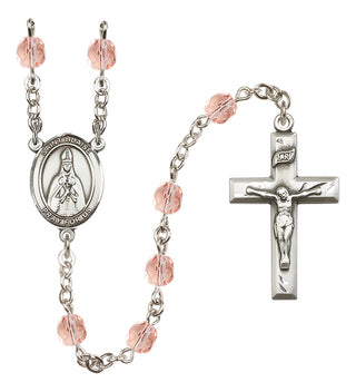 Silver-Plated 6mm Saint Blaise  Engraved Catholic Rosaries