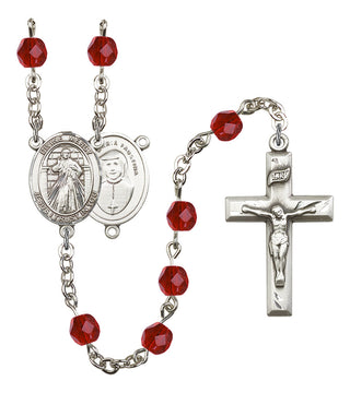 Divine Mercy Rosary with Ruby Beads