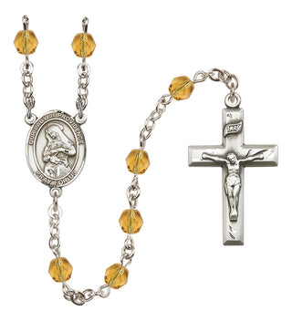 Silver-Plated 6mm Our Lady of Providence  Engraved Catholic Rosaries