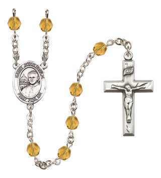 Silver-Plated 6mm Saint John Paul II Rosary