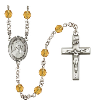 Silver-Plated 6mm Saint John Berchmans  Engraved Catholic Rosaries