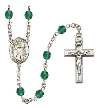 Silver-Plated 6mm Maria Stein  Engraved Catholic Rosaries
