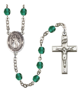 Divina Misericordia Rosary with Zircon Beads