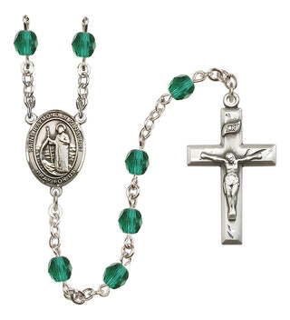 Silver-Plated 6mm Saint Raymond of Penafort  Engraved Catholic Rosaries