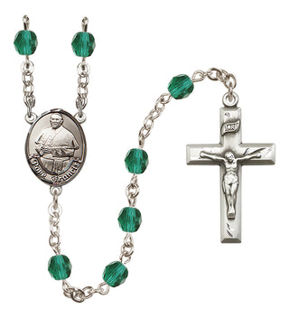 Silver-Plated 6mm Pope Francis Rosary