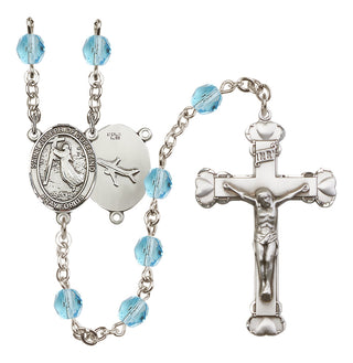 Silver-Plated 6mm Saint Joseph of Cupertino Rosary
