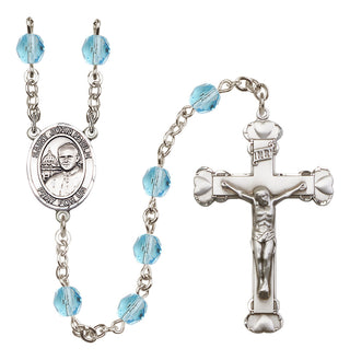 Silver-Plated 6mm Saint John Paul II Rosary