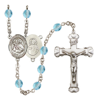 Silver-Plated 6mm Our Lady of Mount Carmel Rosary