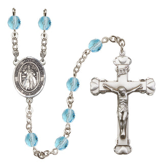 Silver-Plated 6mm Divina Misericordia Rosary