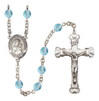 Silver-Plated 6mm Our Lady of Czestochowa Rosary