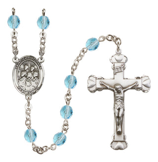 Silver-Plated 6mm Saint Christopher / Choir Rosary