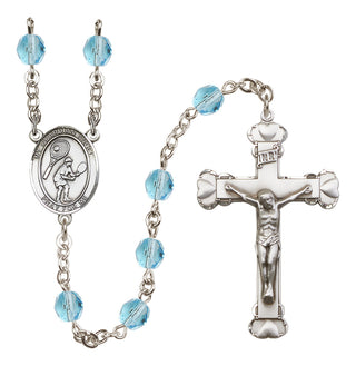 Silver-Plated 6mm Guardian Angel/Tennis Rosary