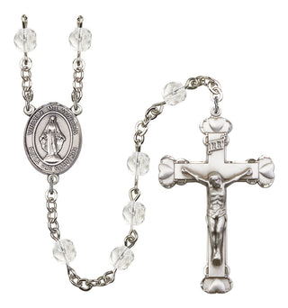 Virgen Milagrosa Rosary with Crystal Beads