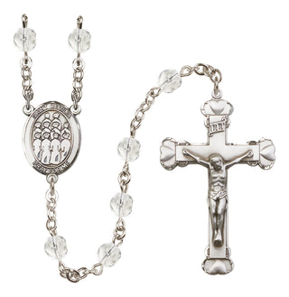Silver-Plated 6mm Saint Cecilia / Choir Rosary