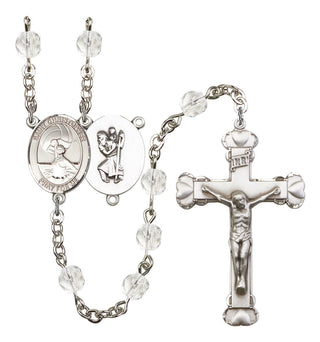 Saint CHRISTOPHER and Water Polo-Women Rosary with Crystal Beads