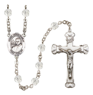 Silver-Plated 6mm Saint John Paul II Rosary
